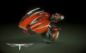 3d bike wheel model