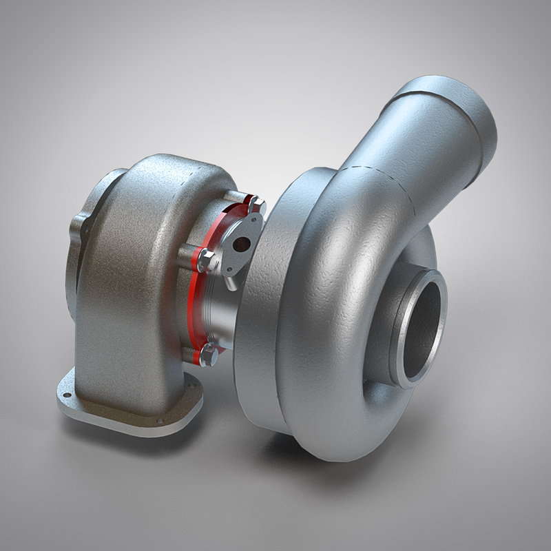 Turbocharger Turbo 3d Model 