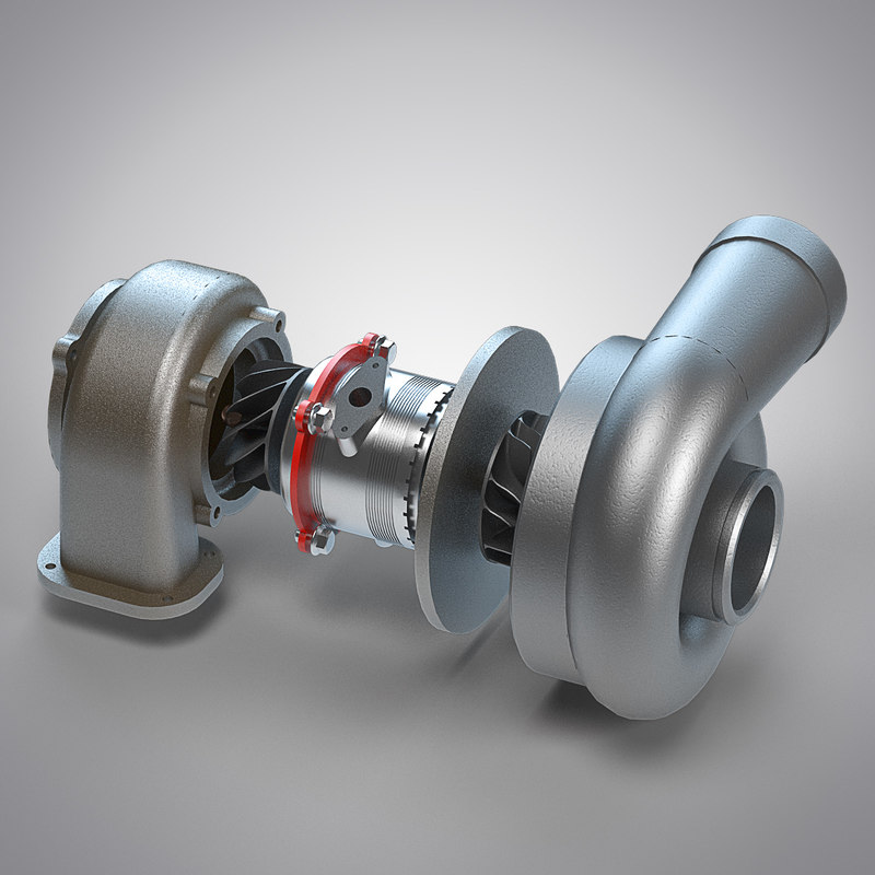 Turbocharger Turbo 3d Model 