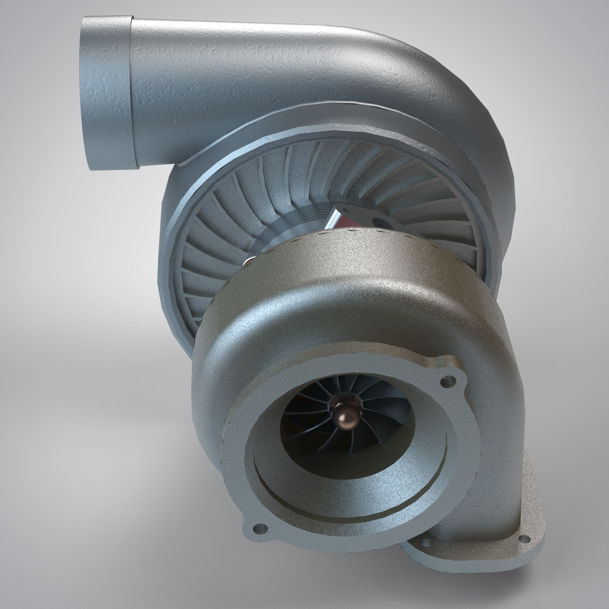turbocharger turbo 3d model