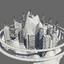 3d model - island city 1
