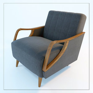 armchair theodore 3d model