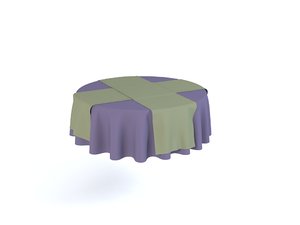 tablecloths table variants 3d model