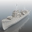3d japanese destroyer kagero model