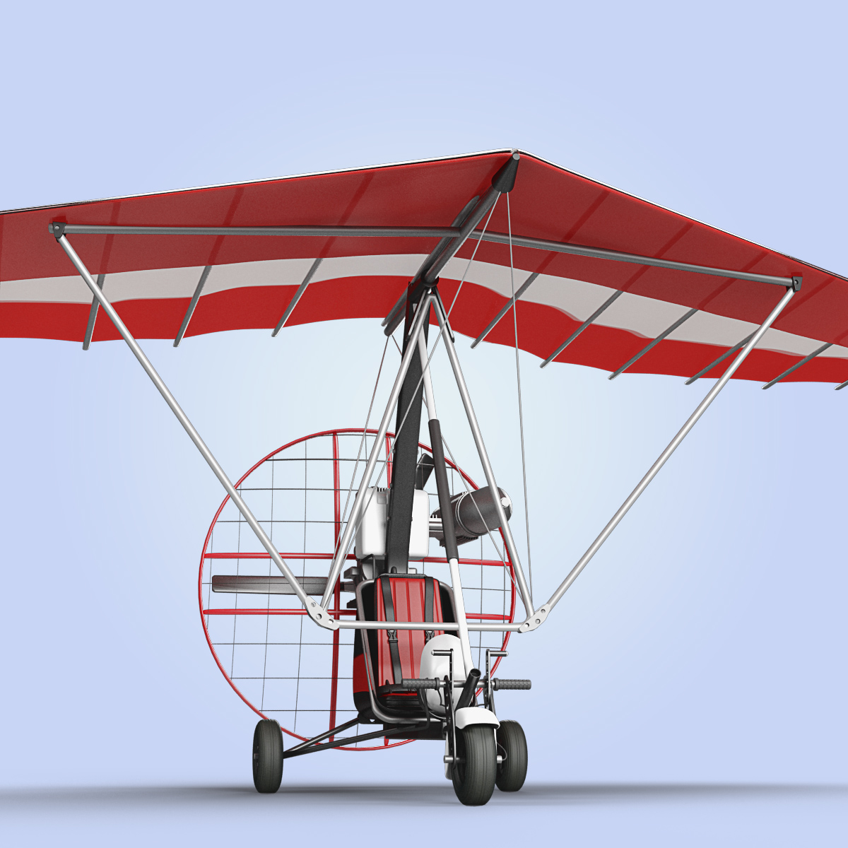 Hang Glider With Engine