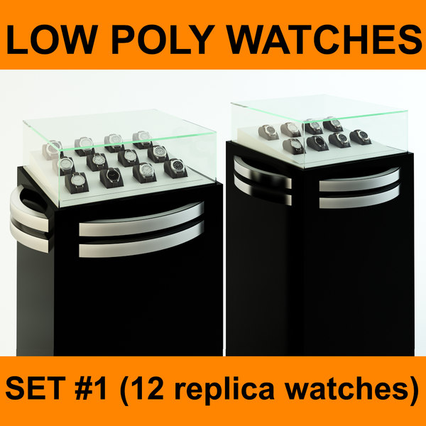 replica watches set 12 3d 3ds