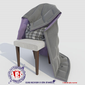 chesterfield chair pillow quilt 3ds