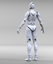 obj cyborg sci-fi robot