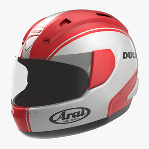 3d model motorcycle helmet