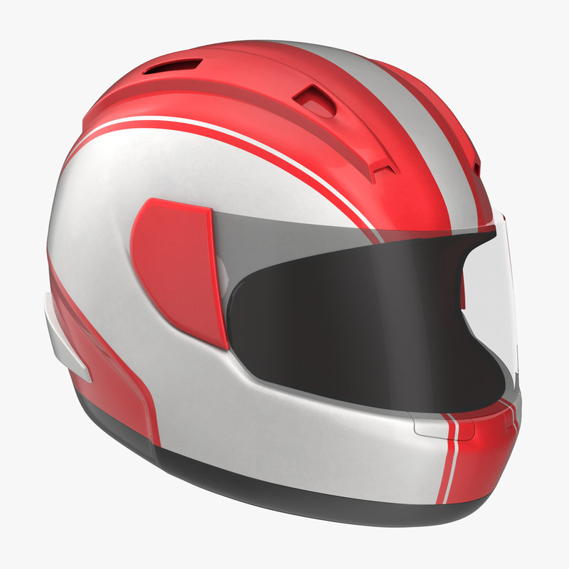 motorcycle helmet generic 3d 3ds