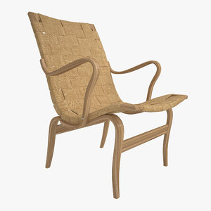 3d bruno mathsson easy armchair model