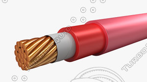 electrical cables lshf insulated 3d max