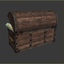 old chest artifacts 3d 3ds