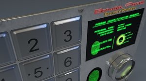 3d 3ds security panel
