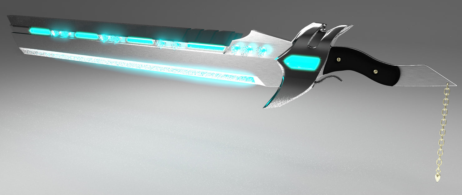 3d blender fusion sword