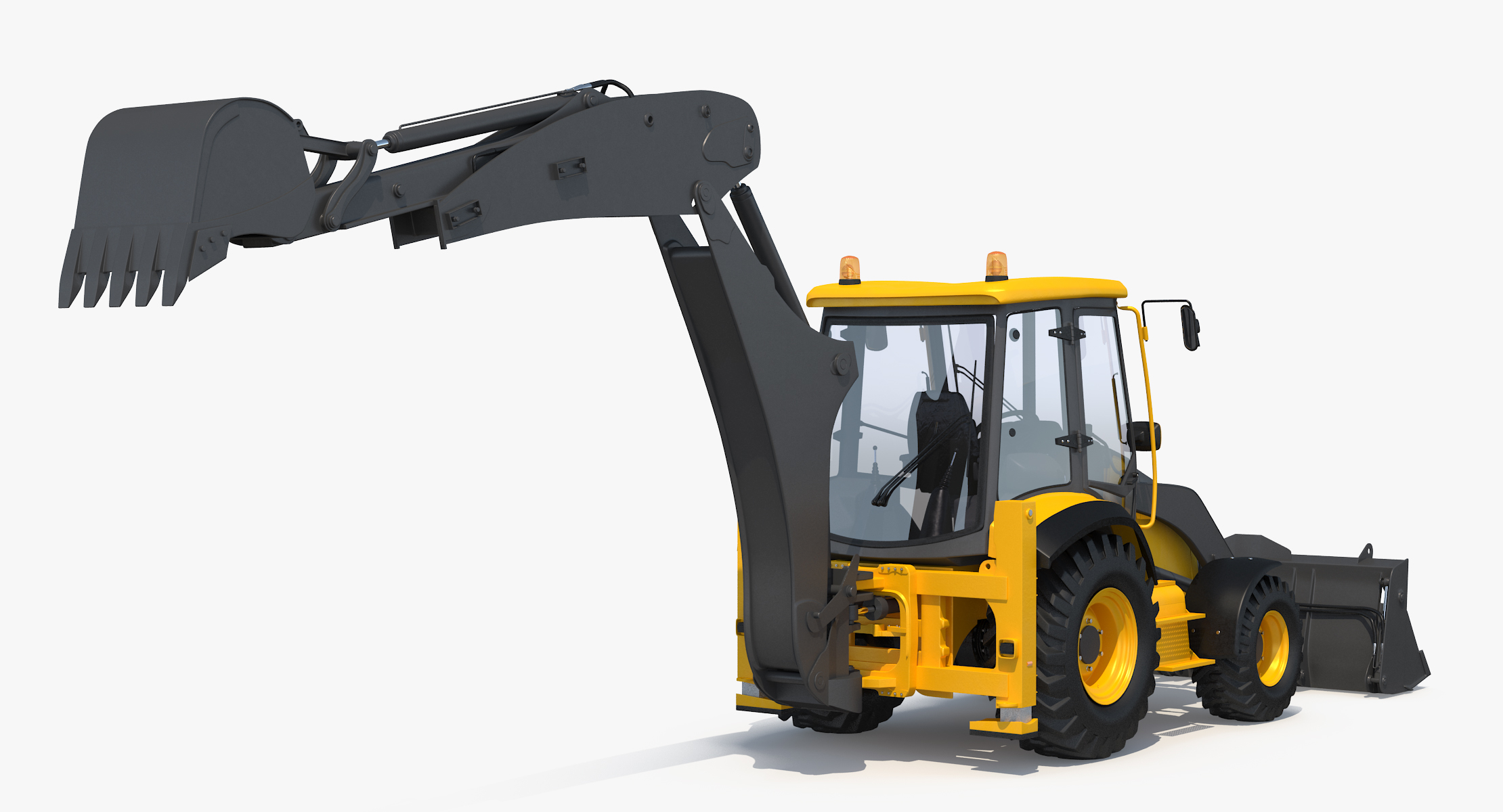 backhoe forklift rigged lift max
