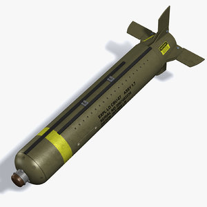 cbu-87 bomb 3d max