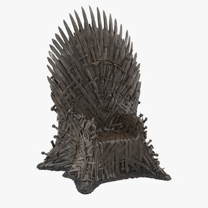 iron throne 3d max
