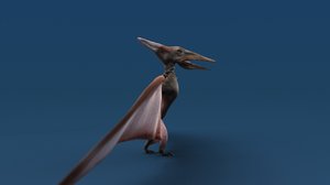flying dinosaur sss 3d model