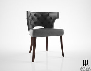 brabbu kansas dining chair 3d max
