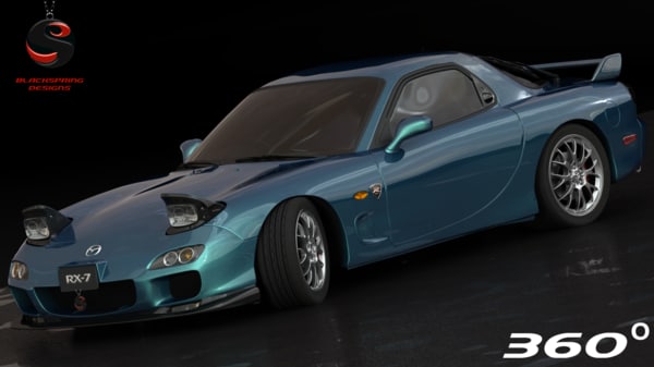 3d Mazda Rx 7 Type A 02 Model
