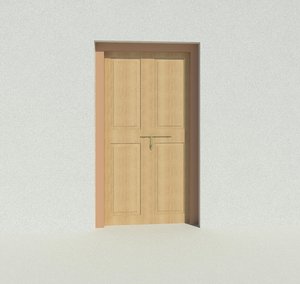 Classic double door