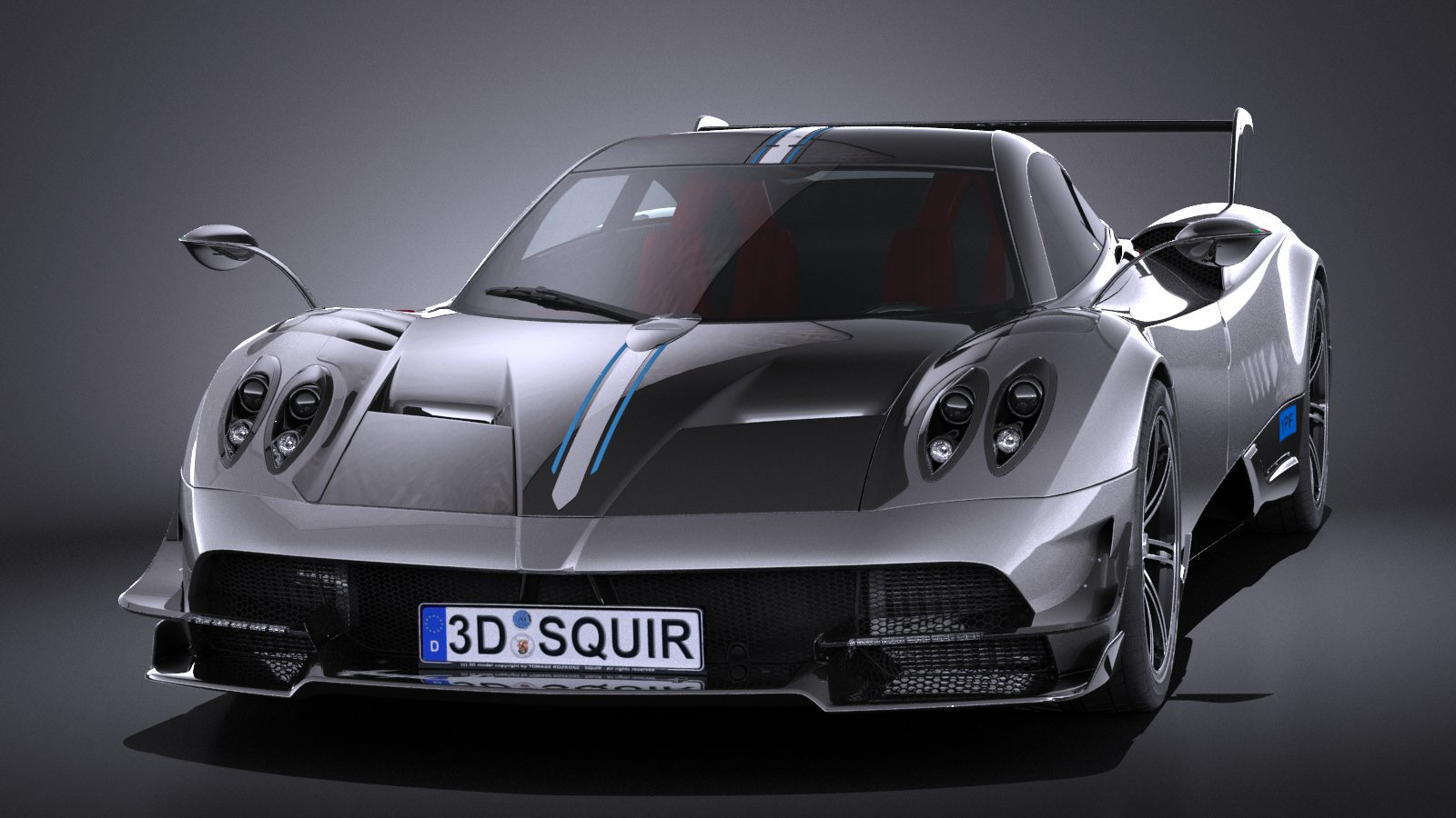 3d pagani huayra bc