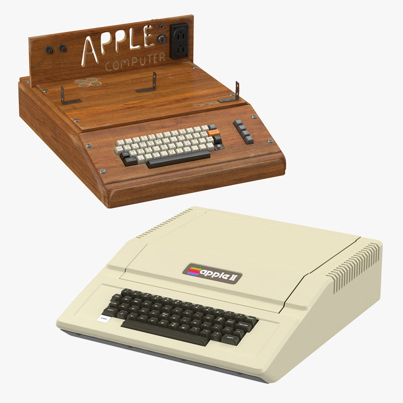 apple e iie 3d model