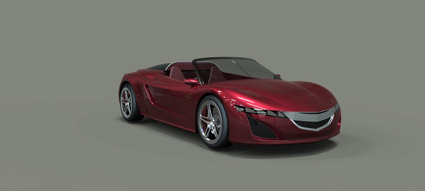 concept car  3d  max 