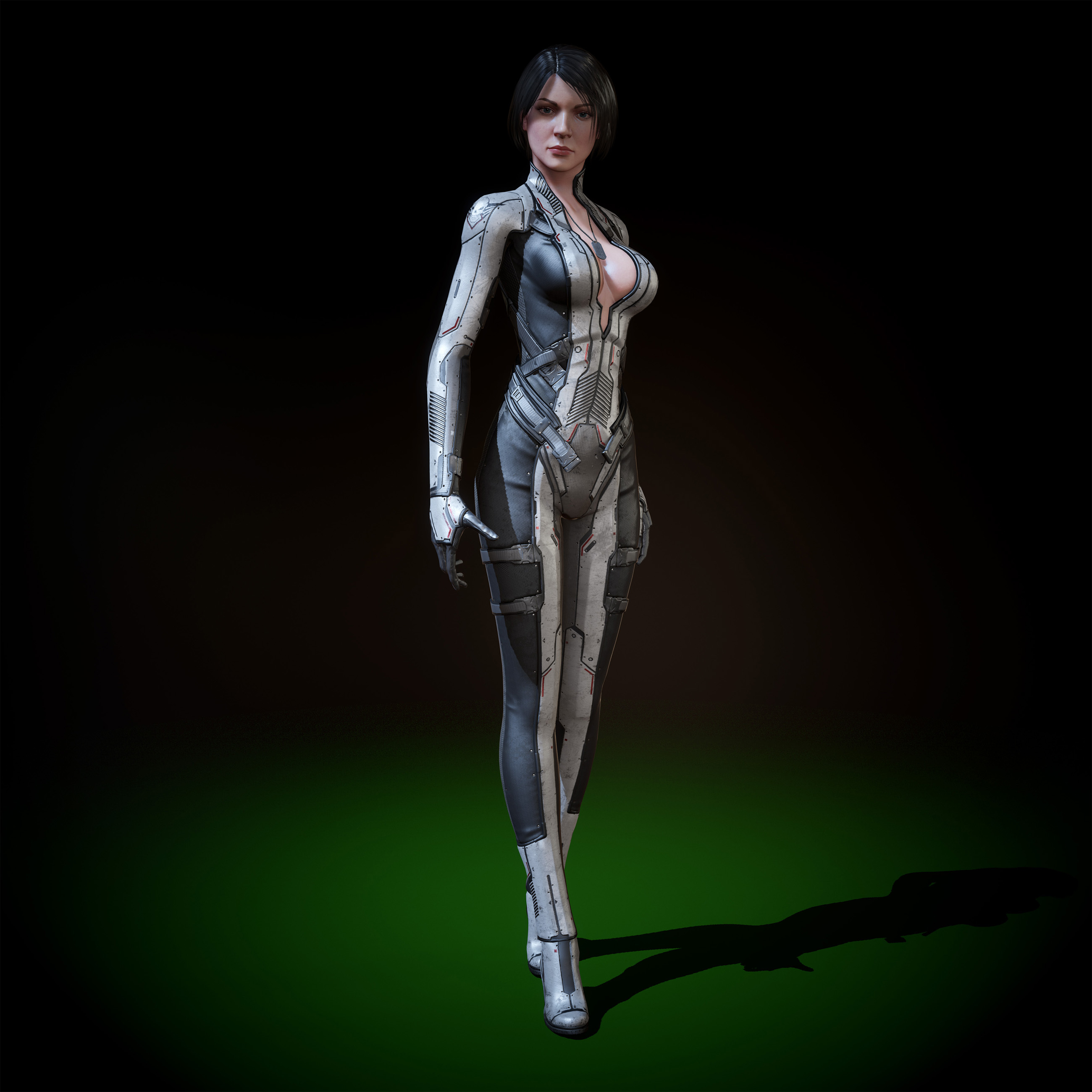 3d Sci Fi Girl