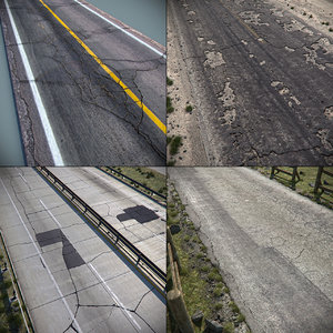 cracked roads details max
