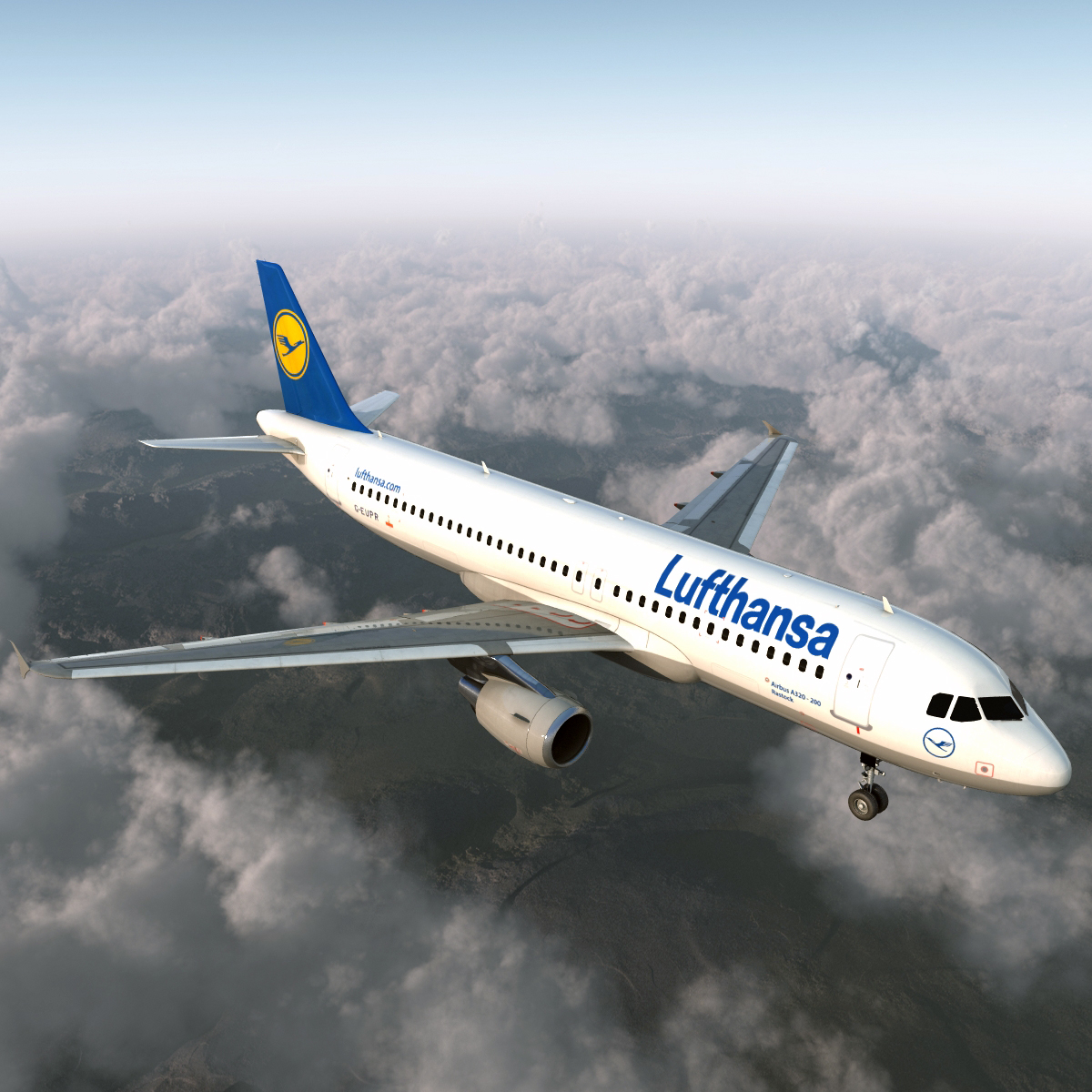 airbus a320 lufthansa rigged max