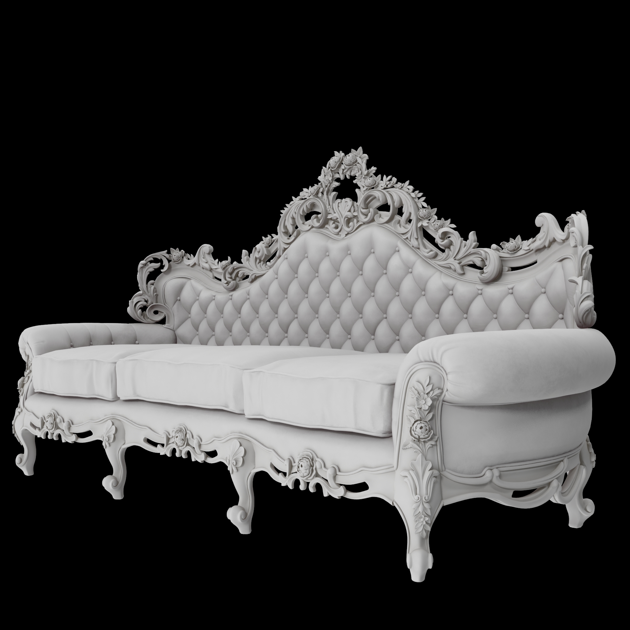 luxurious sofa 3d model