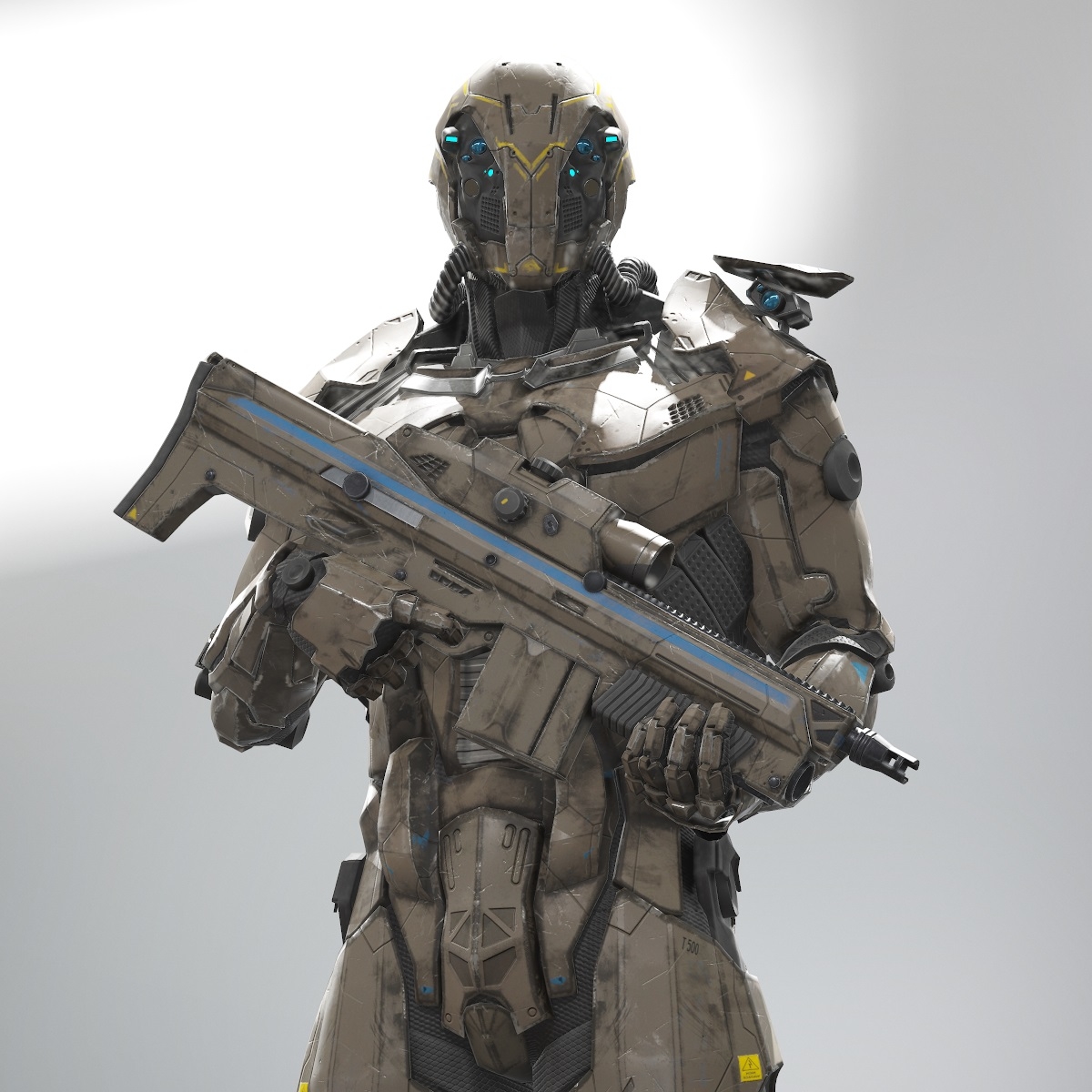 角色机器人士兵3d模型