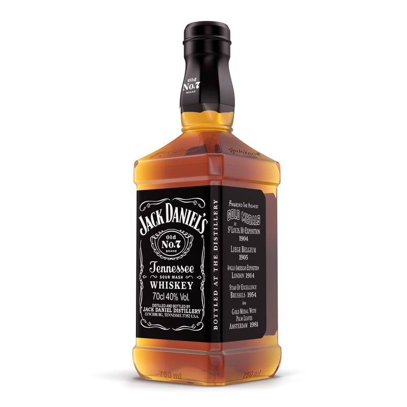 Download 3d jack daniels bottle