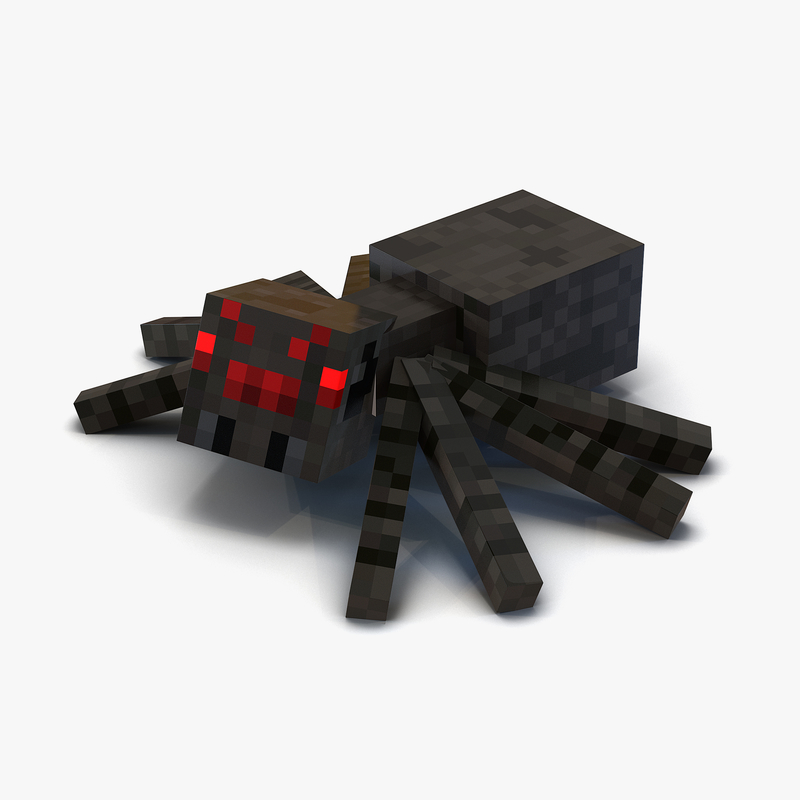 Spider Minecraft Build Easy