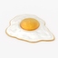 realistic fried egg 3ds