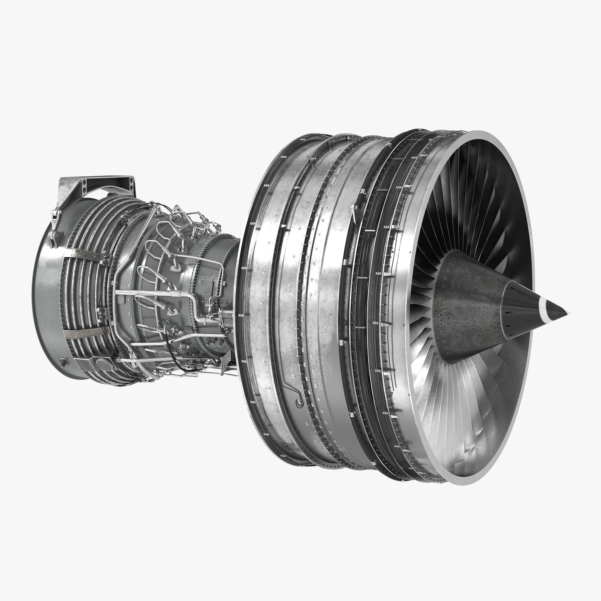 3ds turbofan aircraft engine