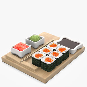 3ds salmon roll
