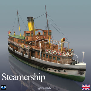 3d steamship time model