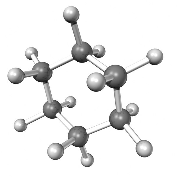 3d Cyclohexane Models Turbosquid