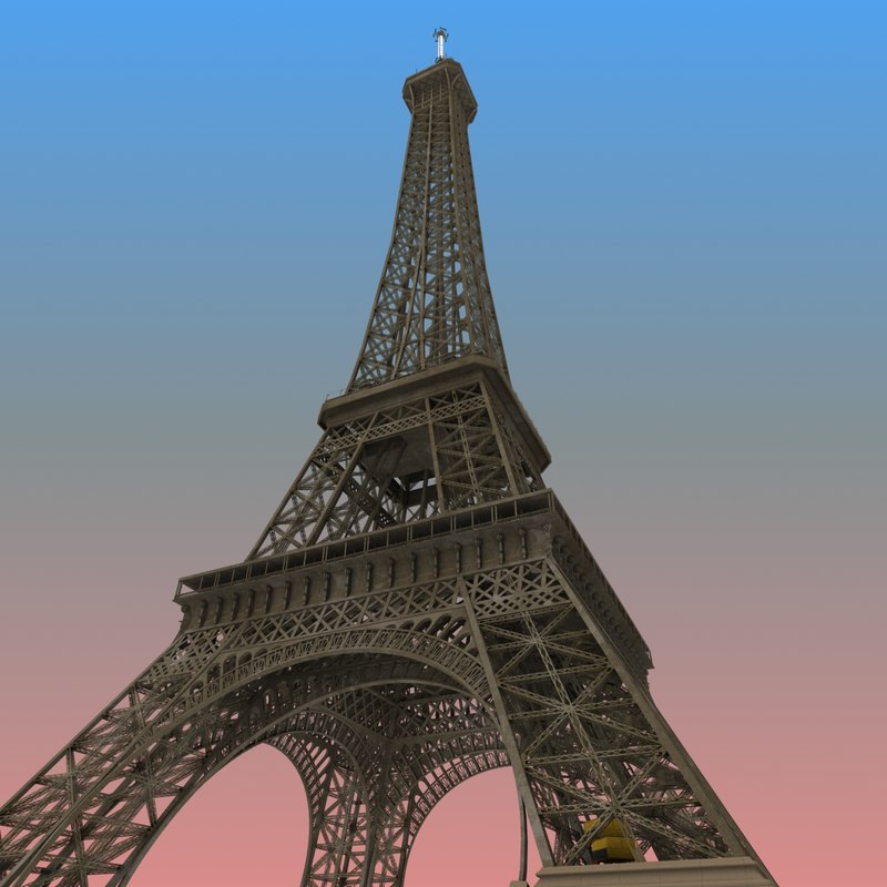 Download eiffel tower 3d dxf
