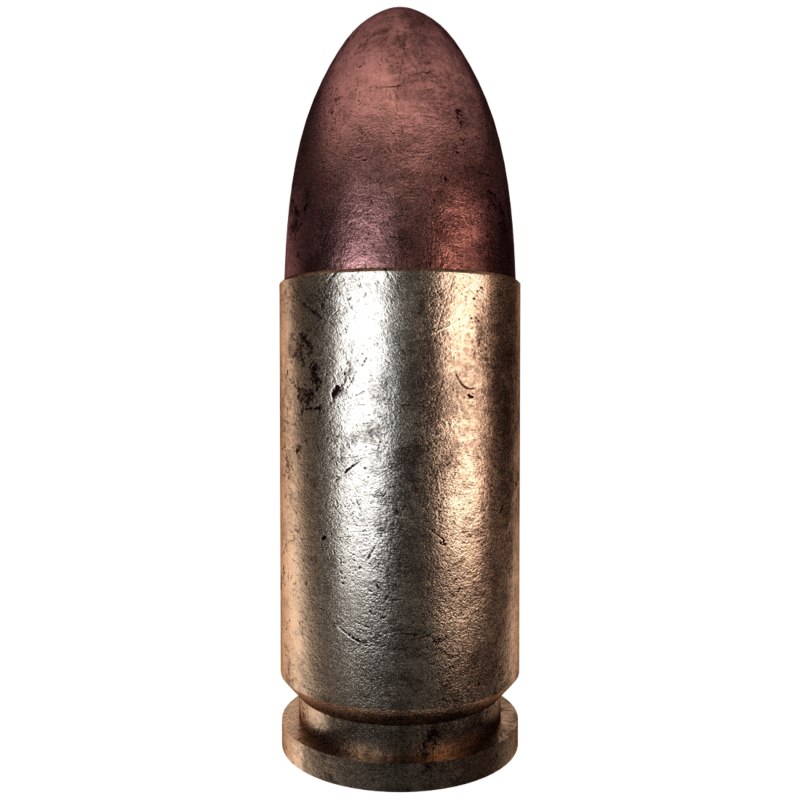 9mm 3d Bullet