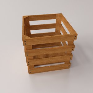 obj wooden crate