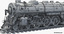 hudson j3a steam engine 3d model