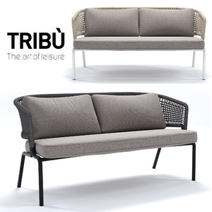 3d model tribu contour sofa