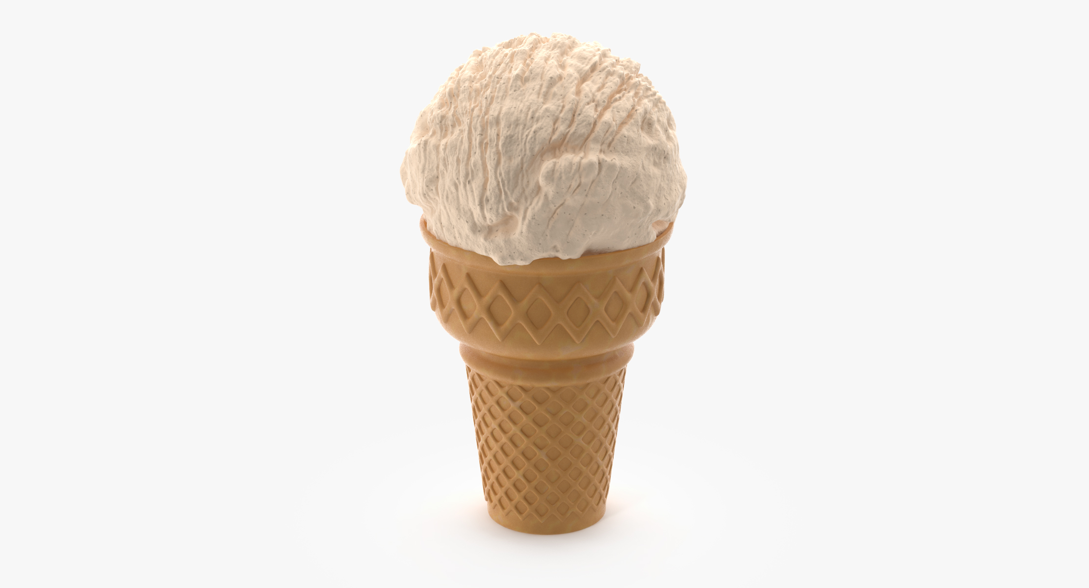 3d ice cream - cones model