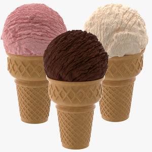 ice cream cones 01 max