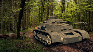 3d model sd kfz 161-1 tank