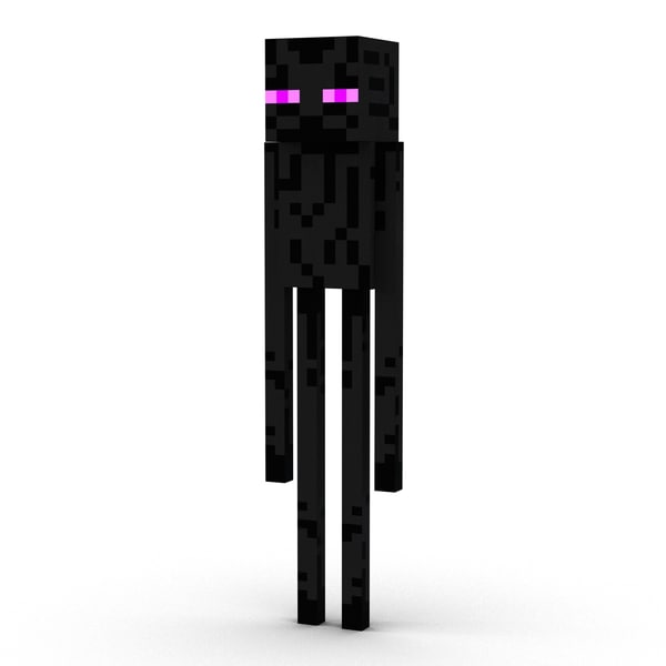 Minecraft Enderman Rigged 3d Turbosquid 1538829